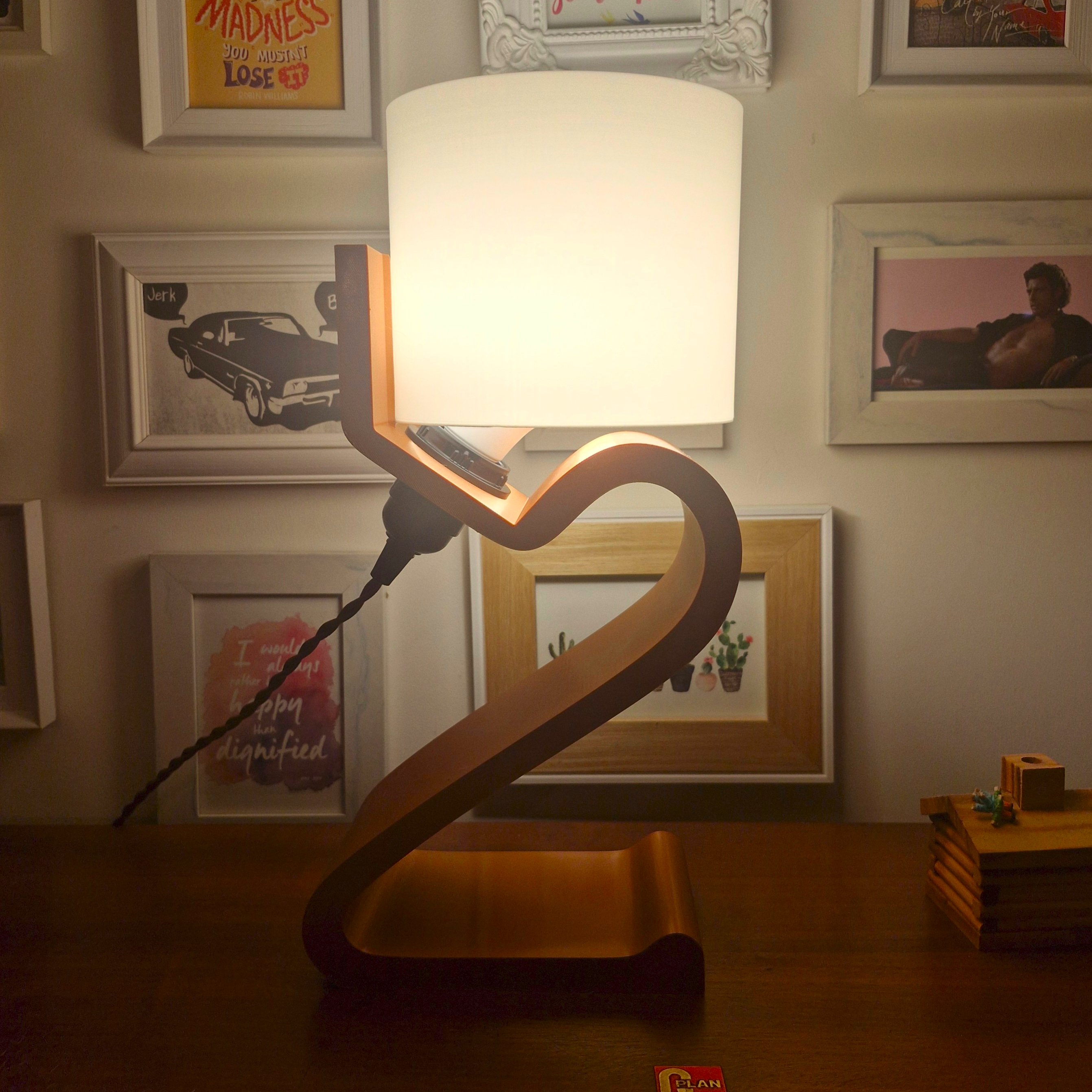 custom unique wireless lamp
